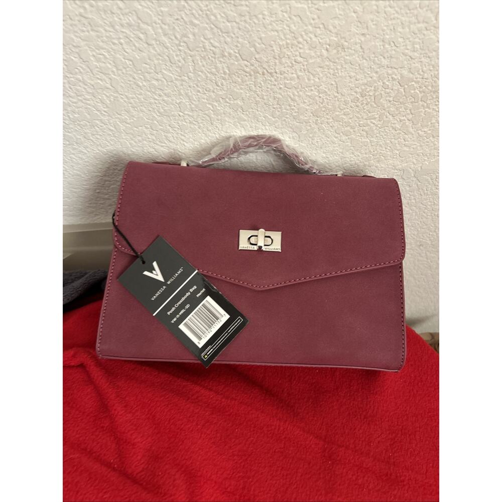 NEW Vanessa Williams Purse Merlot Posh Crossbody Bag Handbag With Tags